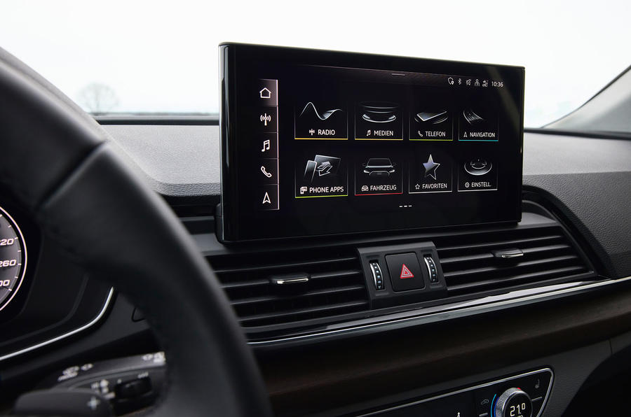10 Audi Q5 Sportback 2021 : premier test de conduite infotainment