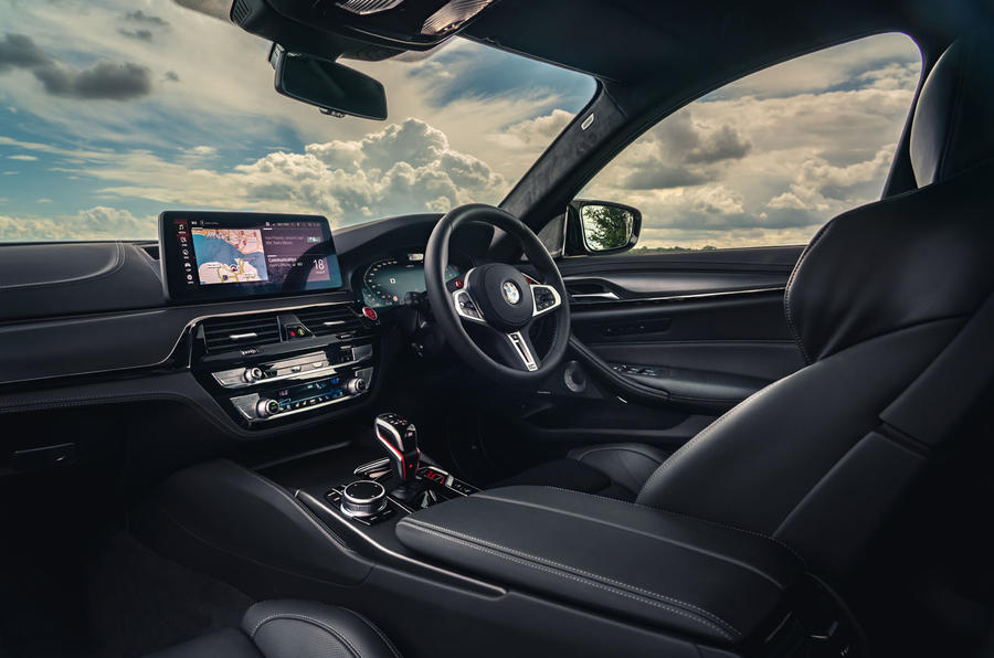 BMW M5 Competition 2020 : premier bilan de la conduite au Royaume-Uni - tableau de bord