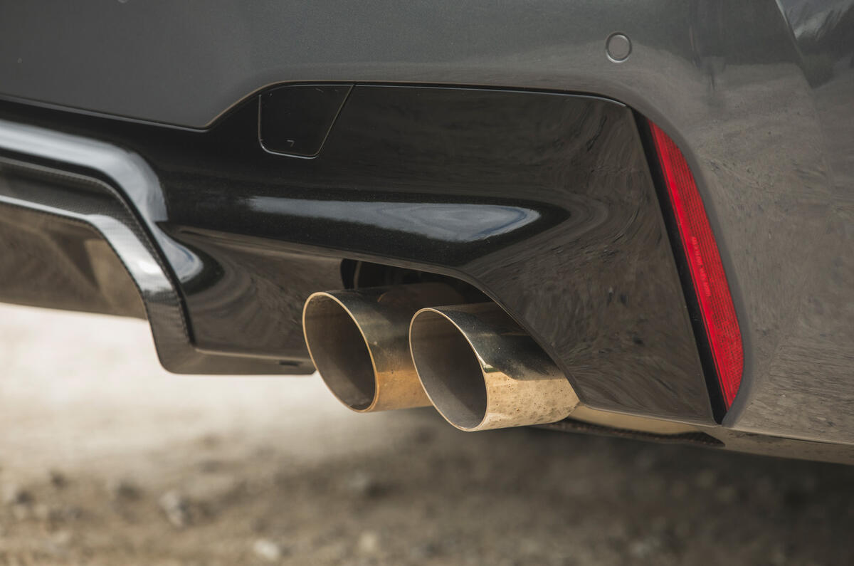 10 BMW M5 CS 2021 UK FD exhausts