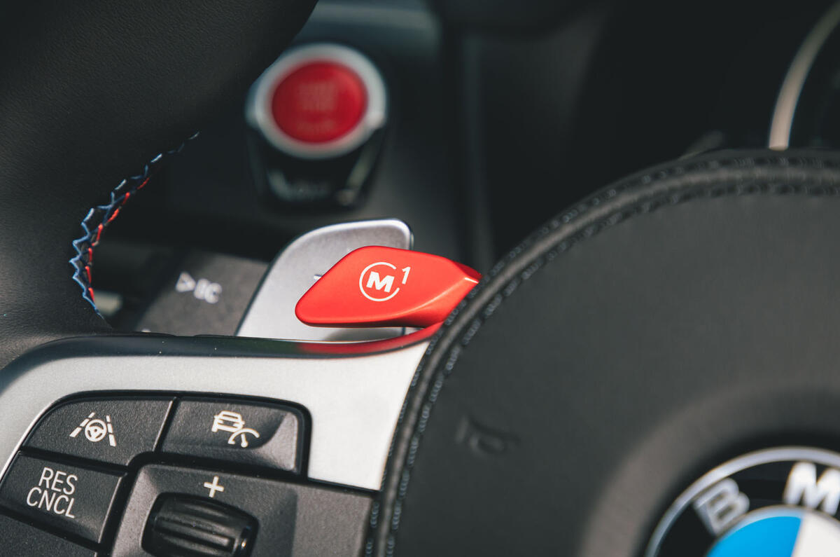 BMW X3 M Competition 2019 UK first drive review - M buttons