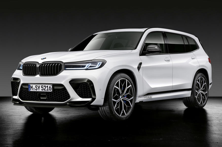 BMW X8 render 2020 - front