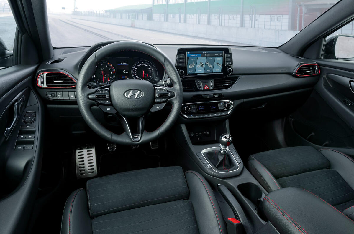 Hyundai i30 Fastback N 2019 first drive review - dashboard
