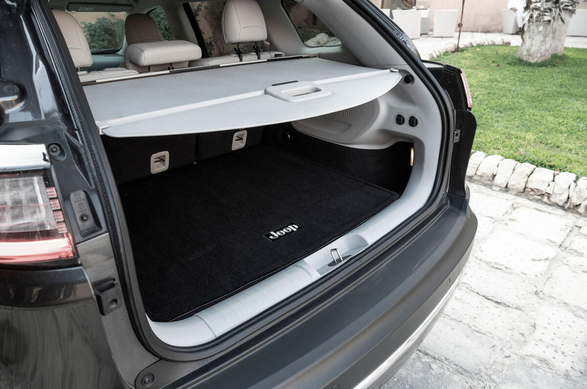 Jeep Cherokee Limited 2018 first drive review boot