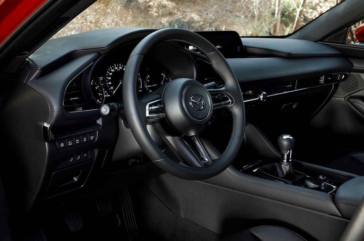 Mazda 3 2.0 Skyactiv-G 2019 first drive review - dashboard