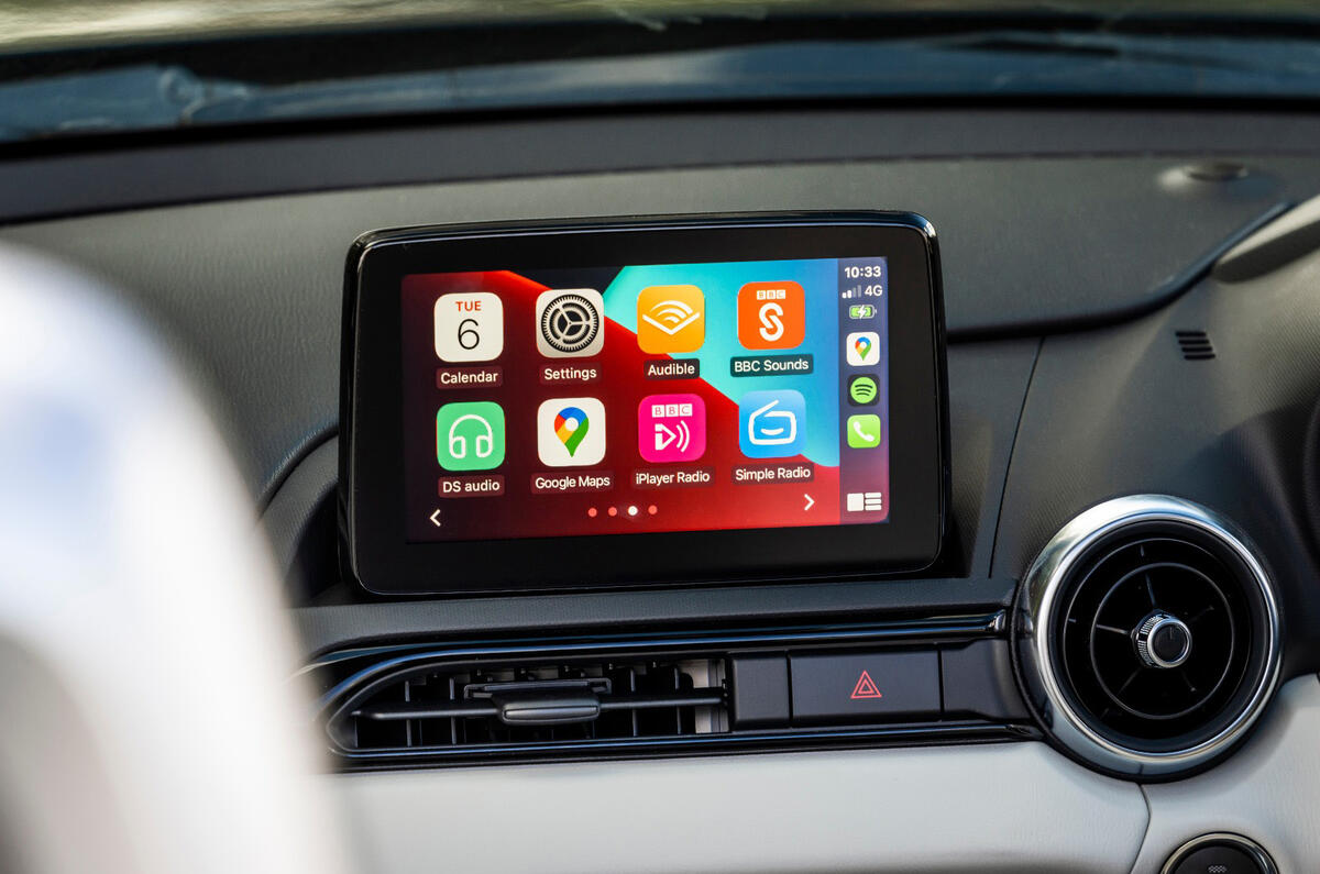 10 Mazda MX 5 Sport Venture 2021 UK FD infotainment