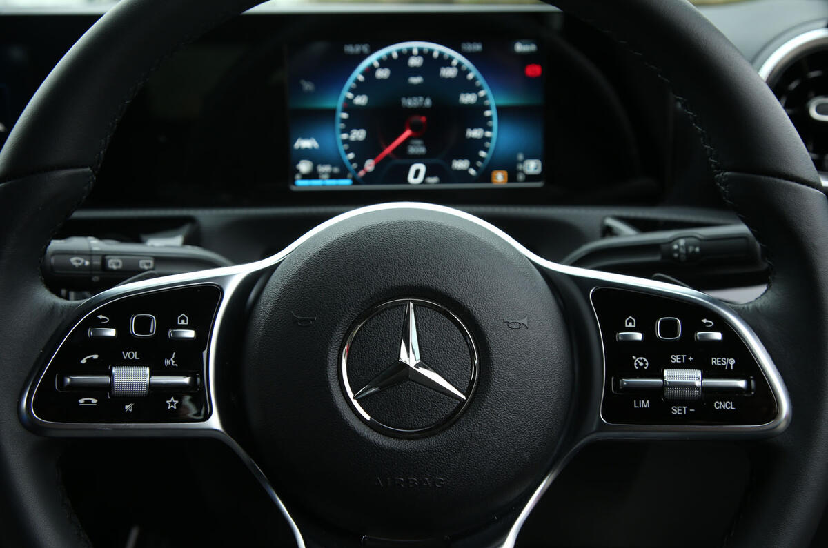 Mercedes-Benz A-Class 2018 long-term review - steering wheel