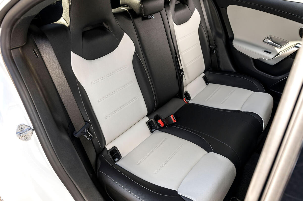 Mercedes-Benz CLA 2019 first drive review - rear seats