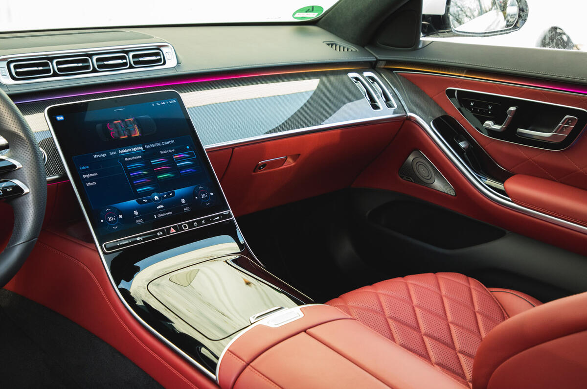 Mercedes S-Class S500 2020 (LHD) : premier examen de conduite au Royaume-Uni - console centrale