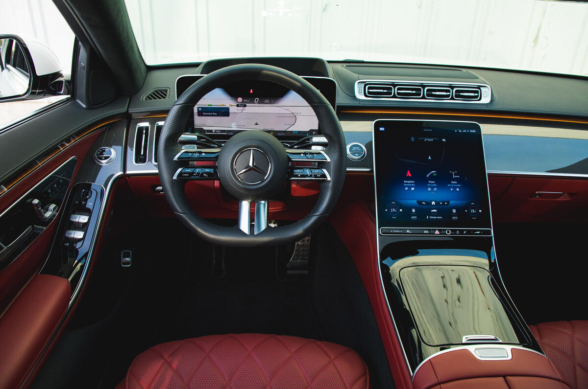 10 mercedes s class s500 2020 lhd uk first drive review dashboard