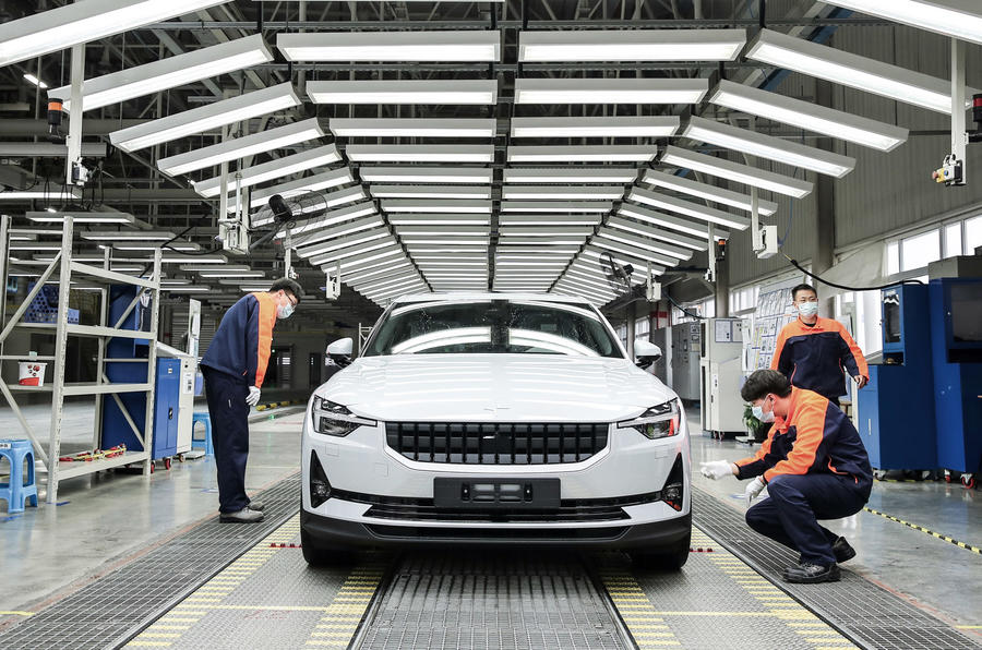 Polestar 2 Luqiao production - front
