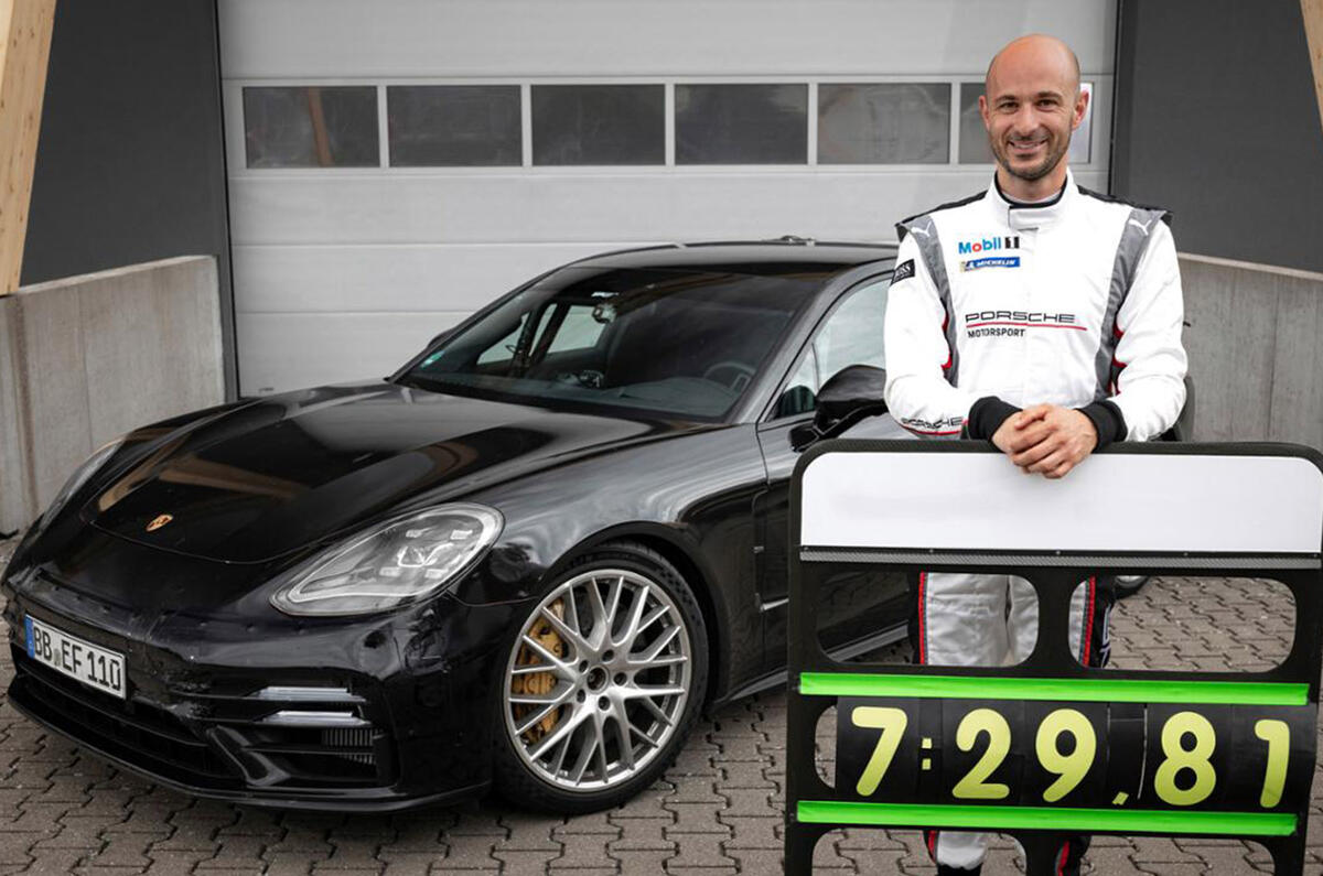 Porsche Panamera Nurburging lap record