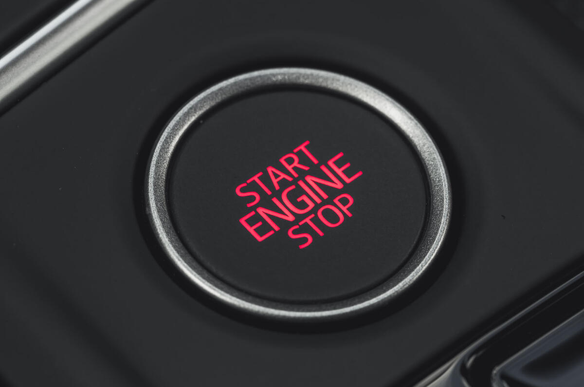 Seat Leon eHybrid FR 2020 UK first drive review - start button