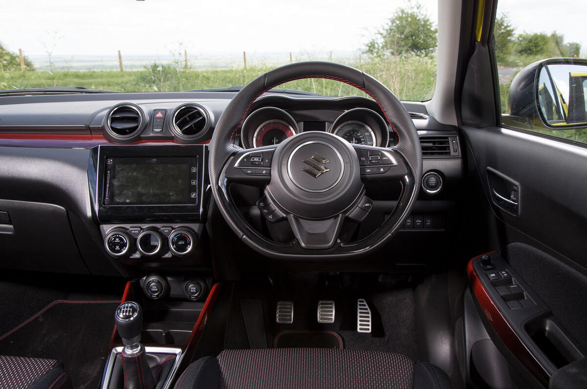 Suzuki Swift Sport 2018 long-term review dashboard