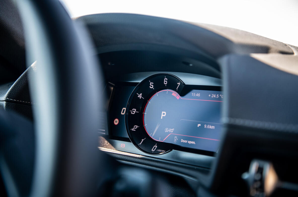 Toyota GR Supra 2019 first drive review - instruments