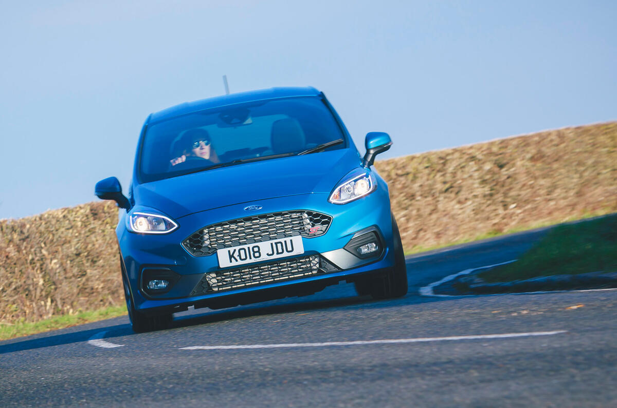 10 Turbo Technics Fiesta ST 285 2022 UK first drive review cornering front