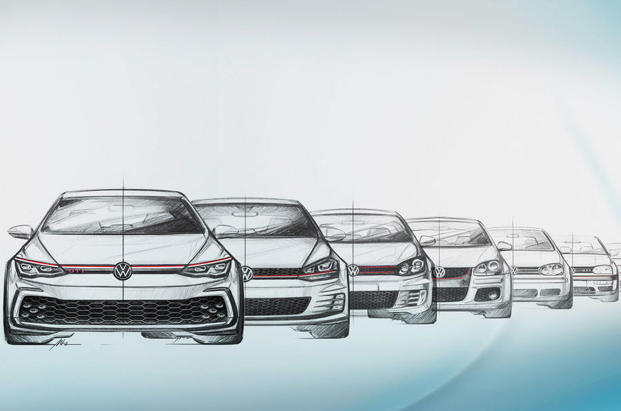 Volkswagen Golf sketch 