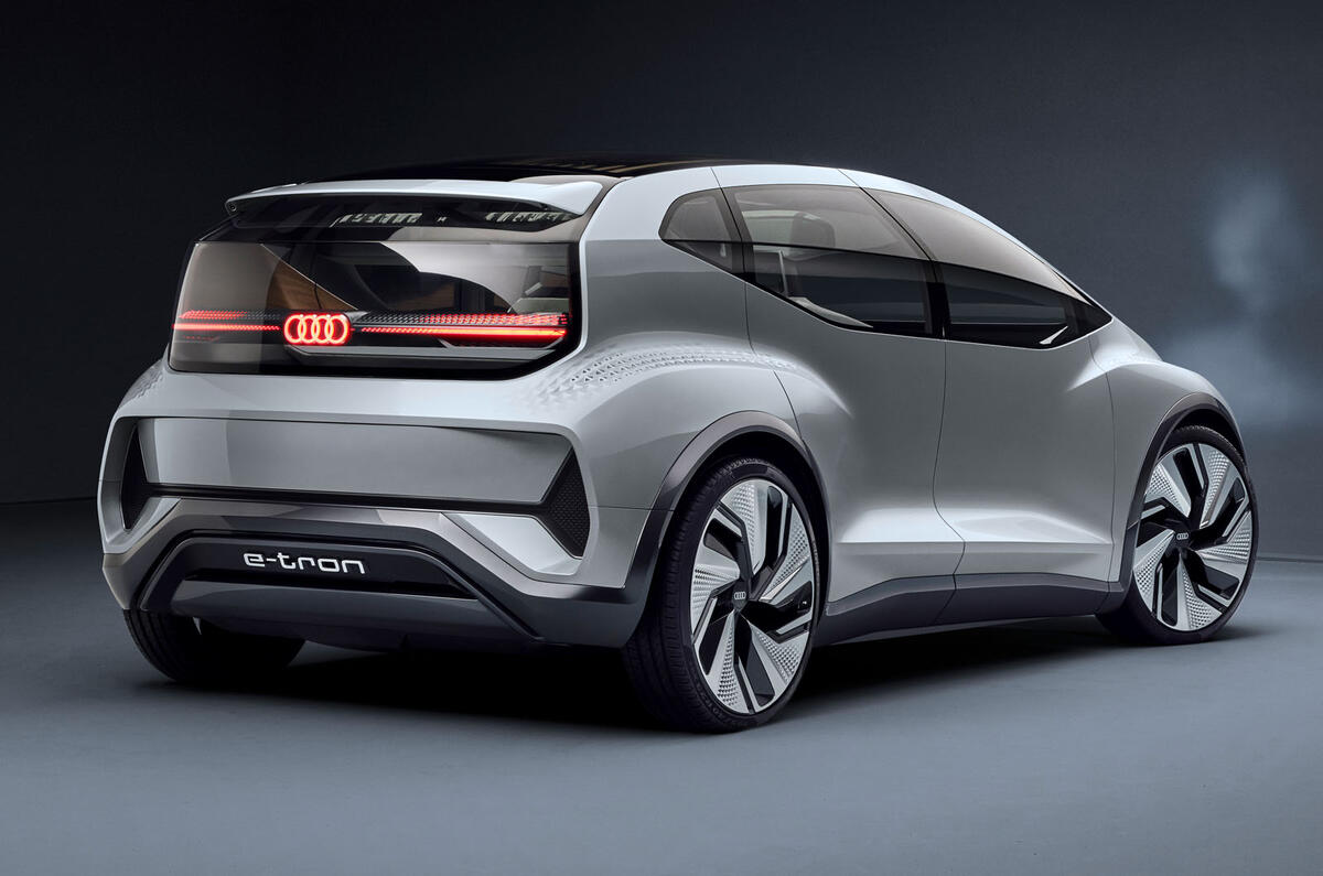 Futuristic Audi Ai Me Concept Hints At Volkswagen Id Rival