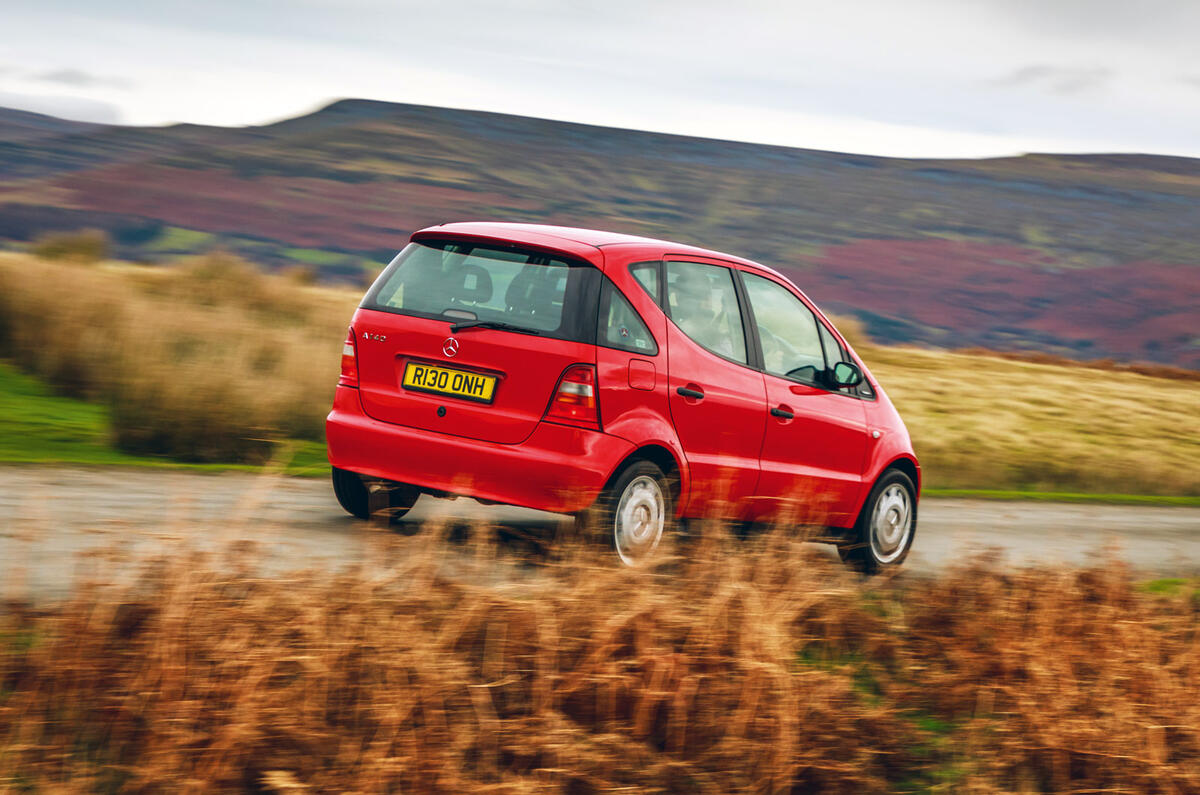 Mercedes A-Class - tracking rear