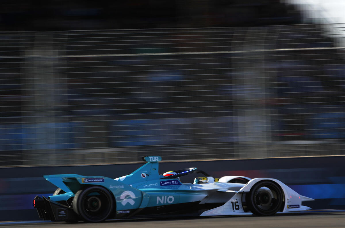 Nio Formula E racer
