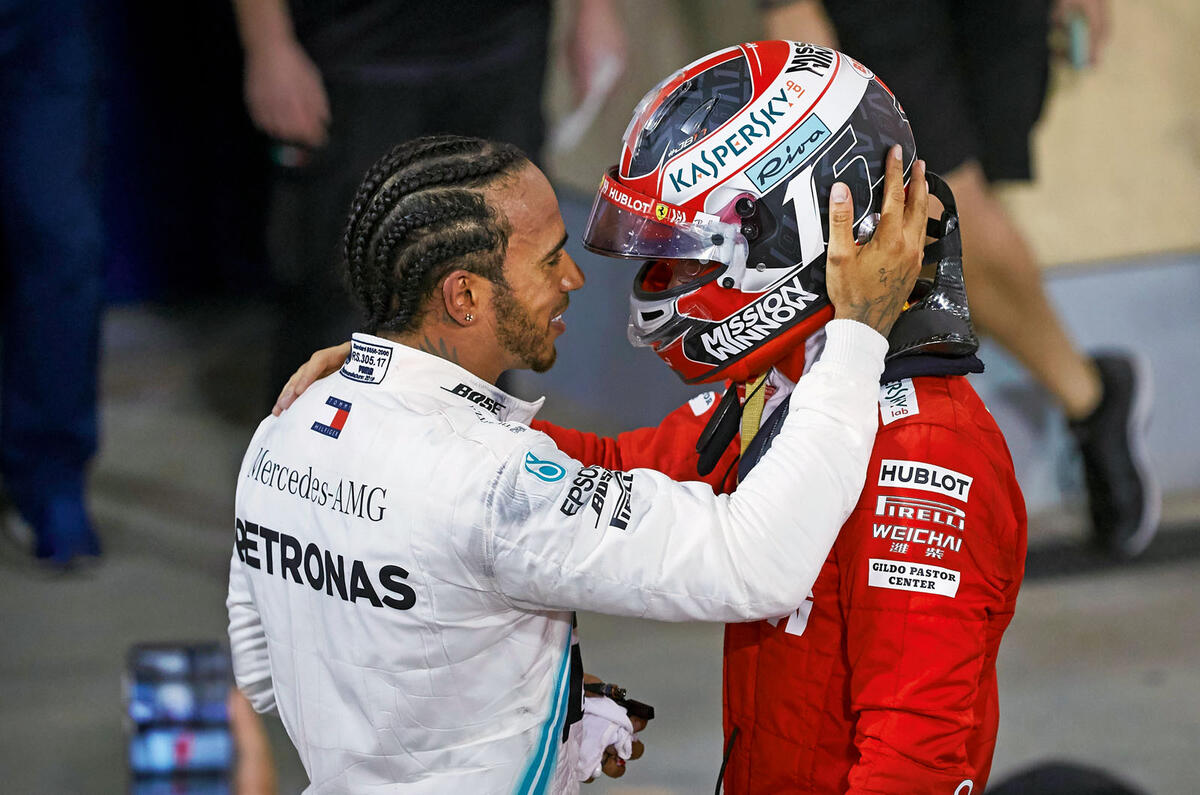 Lewis Hamilton Charles Leclerc