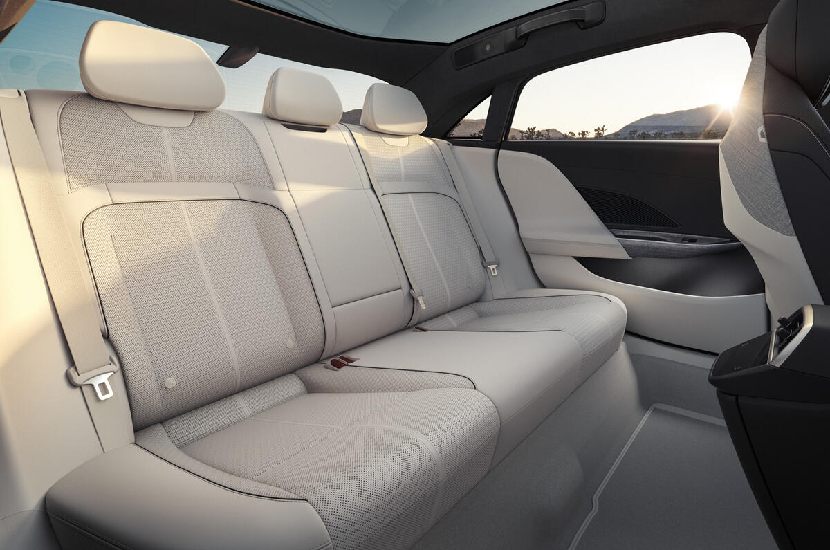 2020 Lucid Air - rear seats