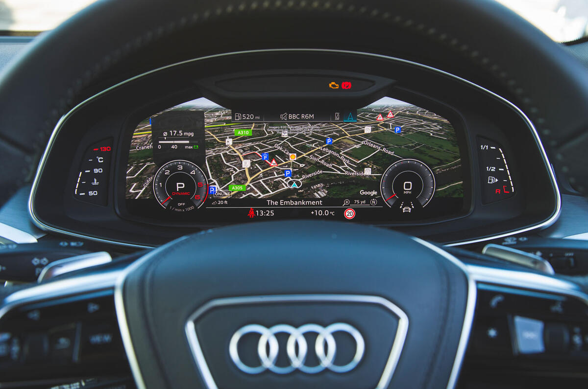 Audi A6 2018 long-term review - digital instruments