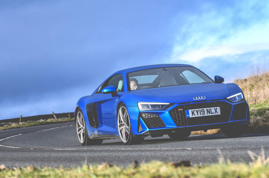 Audi R8 2019 UK first drive review - cornering