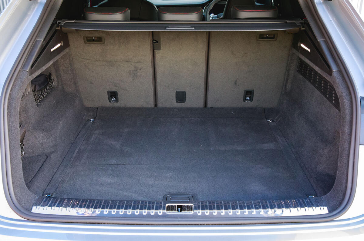 Audi RS Q8 2020 UK first drive review - boot