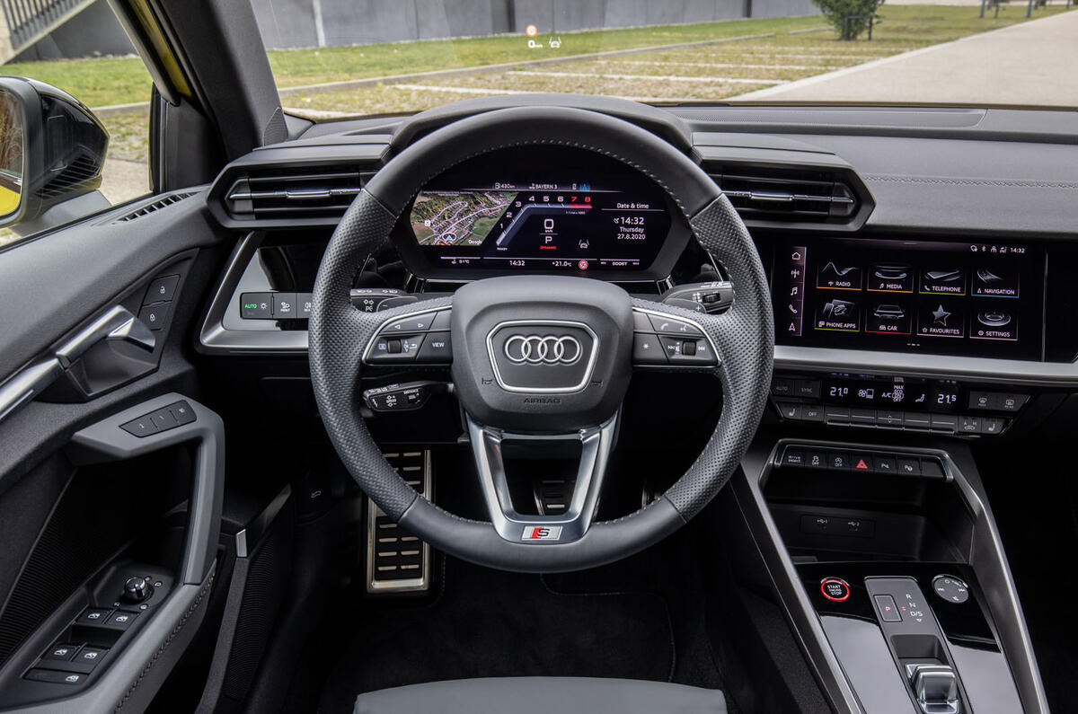 Audi S3 Sportback 2020 : premier bilan de conduite - volant