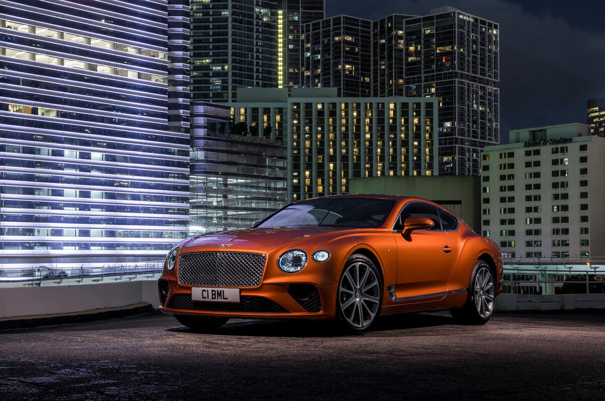 Bentley Continental GT V8 2019 first drive review - static front
