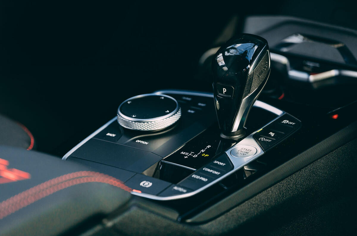 11 BMW 1 Series 128ti 2021 UK first drive review centre consoe