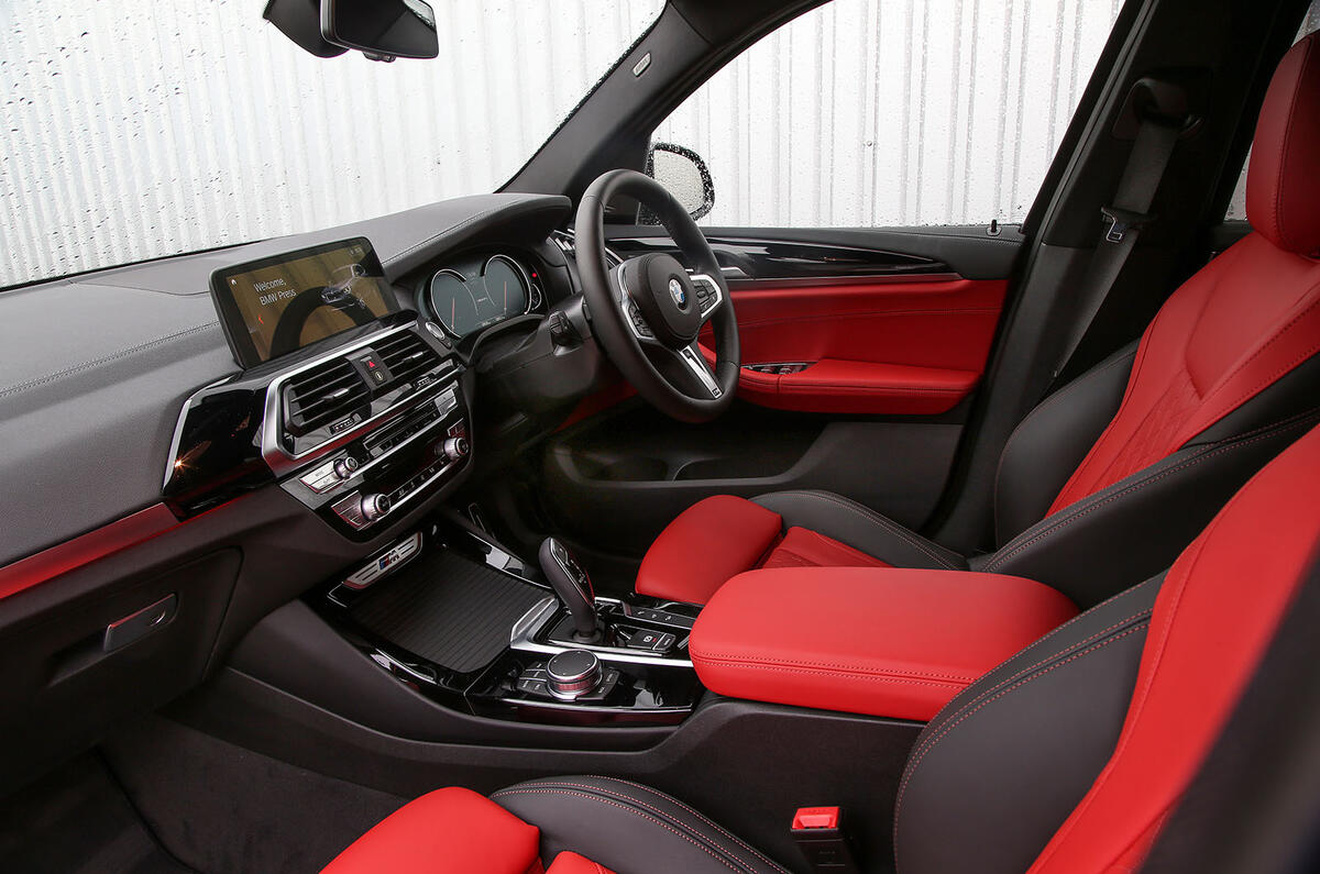 BMW X3 M40i 2018 UK review cabin