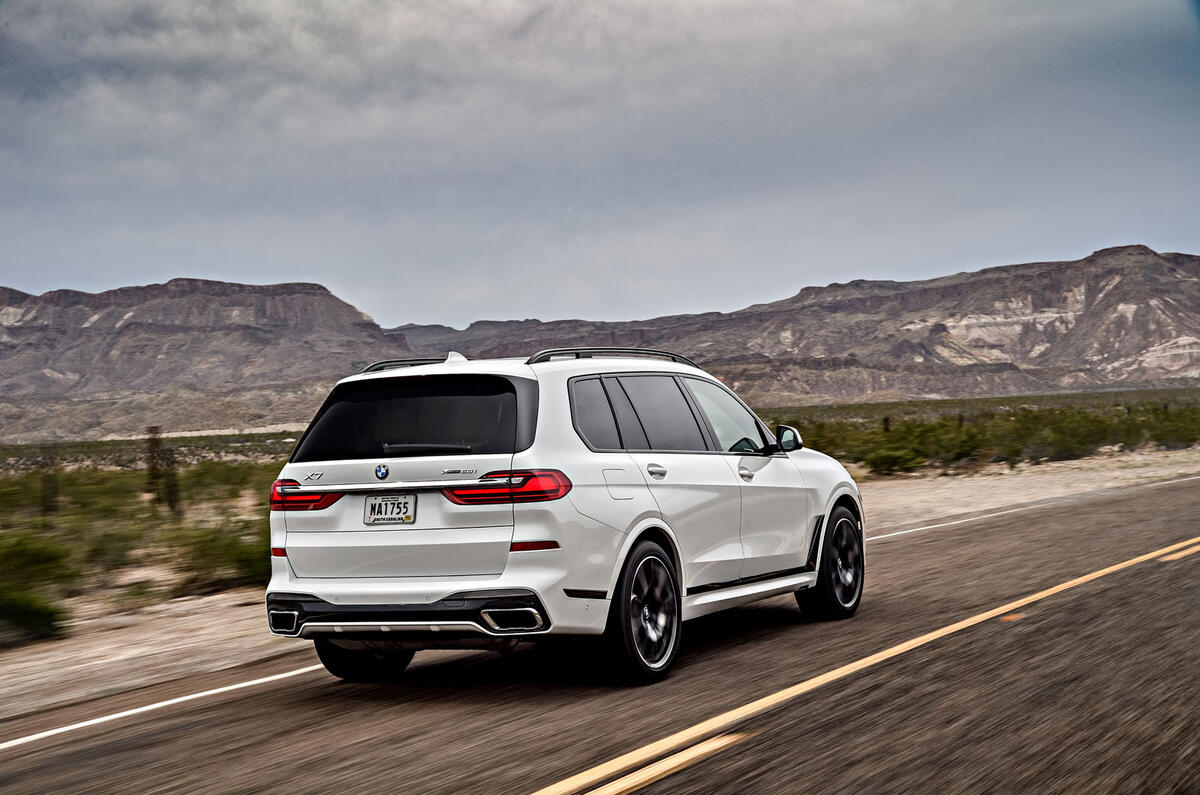 BMW X7 M50i 2020 : premier bilan de conduite - sur la route arrière