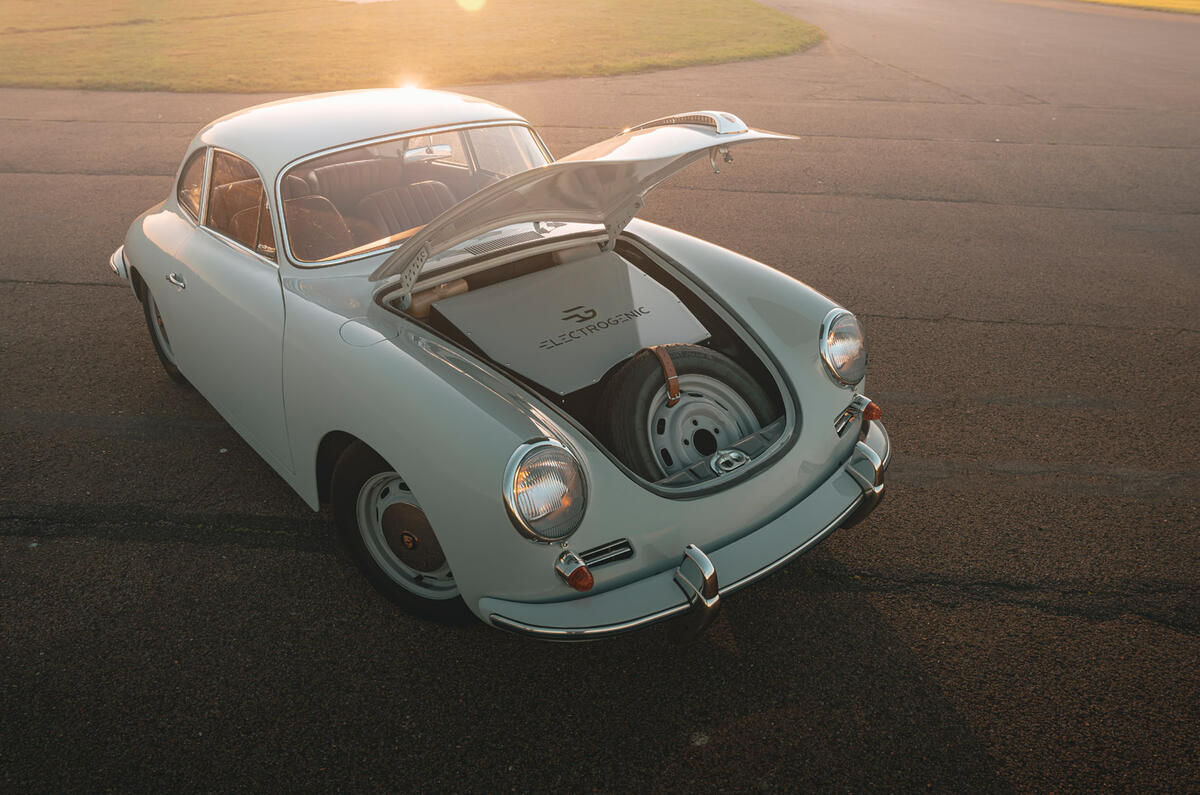 11 Electrogenic Porsche 356 2022 : essai de premier essai de la batterie