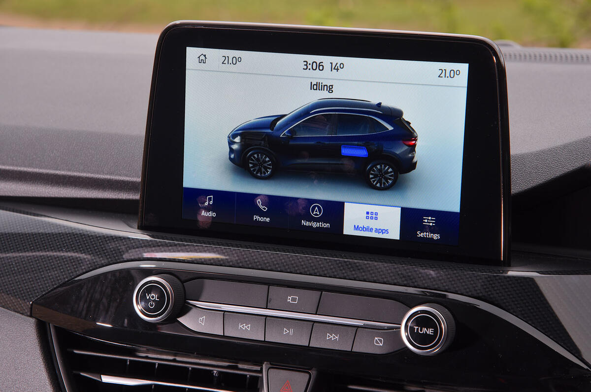 Ford Kuga ST-Line PHEV 2020 UK first drive review - power diagram