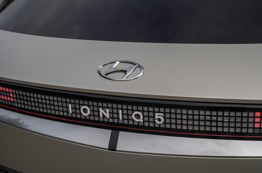 11 Hyundai Ioniq 5 2021 FD plaques de Norvège badge arrière