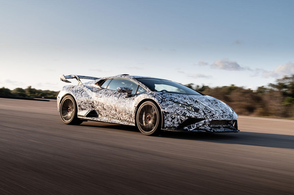 Lamborghini Huracan STO 2020 first drive review - track front