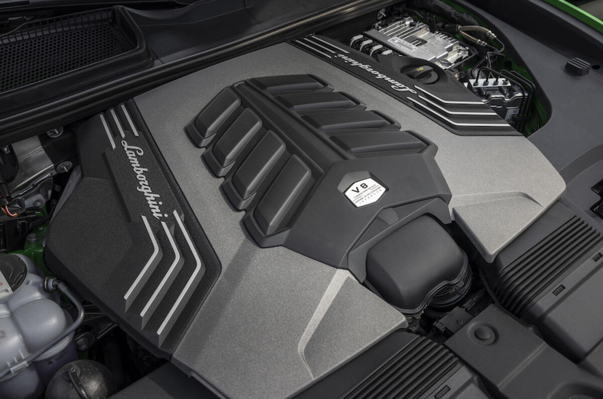 Moteur de la Lamborghini Urus Performante