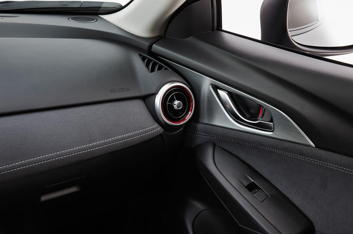 Mazda CX-3 2018 first drive review dashboard trim