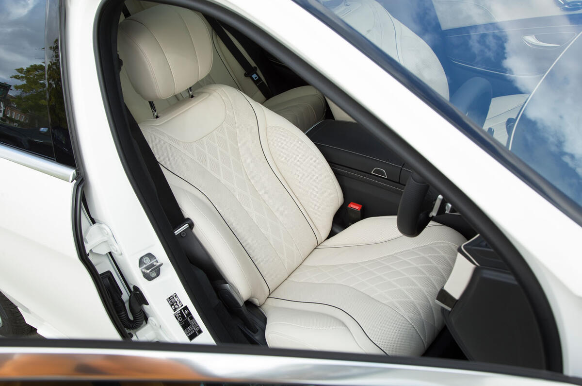 Mercedes-Benz S-Class S500L 2018 long-term review - front seats