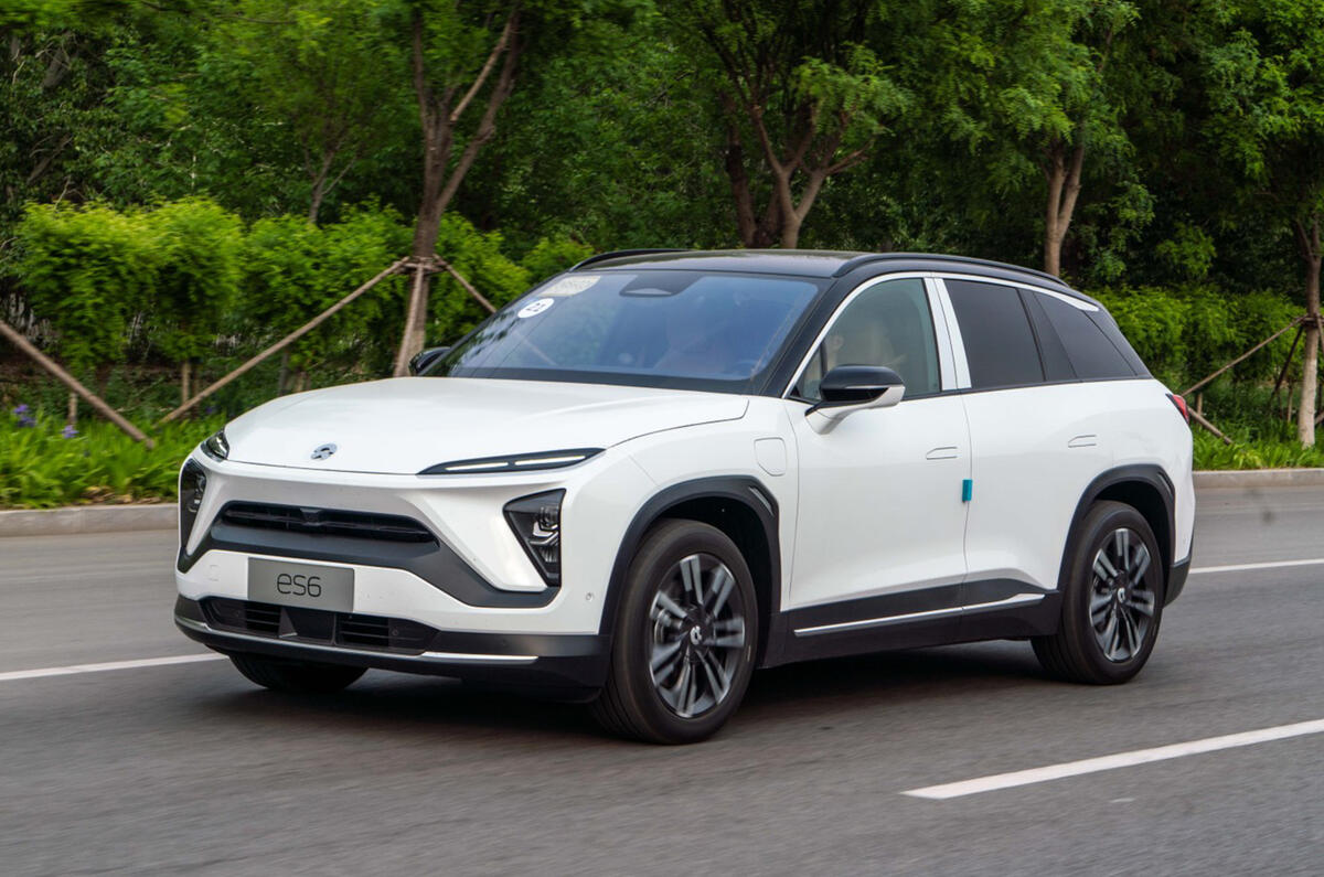 Nio ES6 2019 first drive review - on the road front