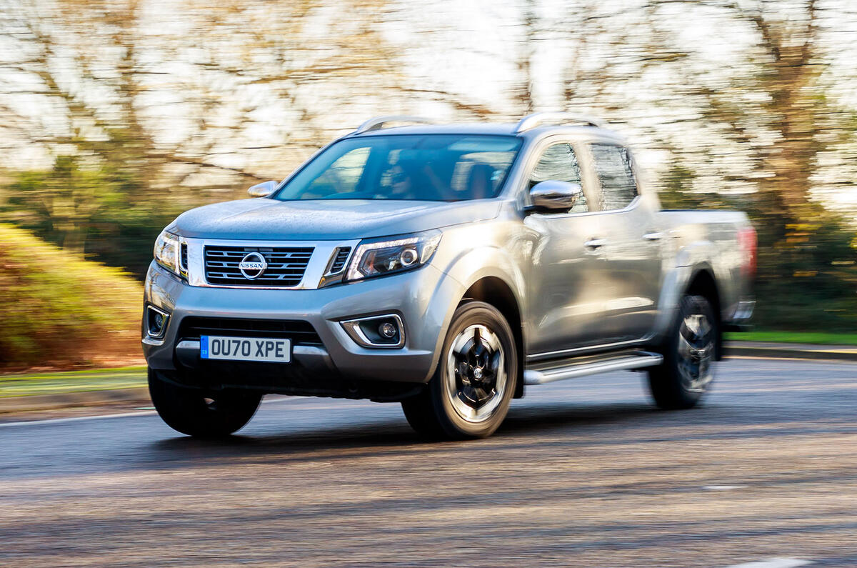 Nissan Navara 2020 UK first drive review - on the road front