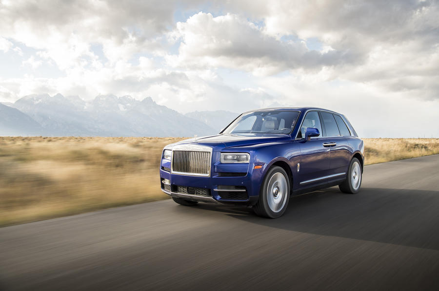 Rolls-Royce Cullinan 2018 first drive front tracking
