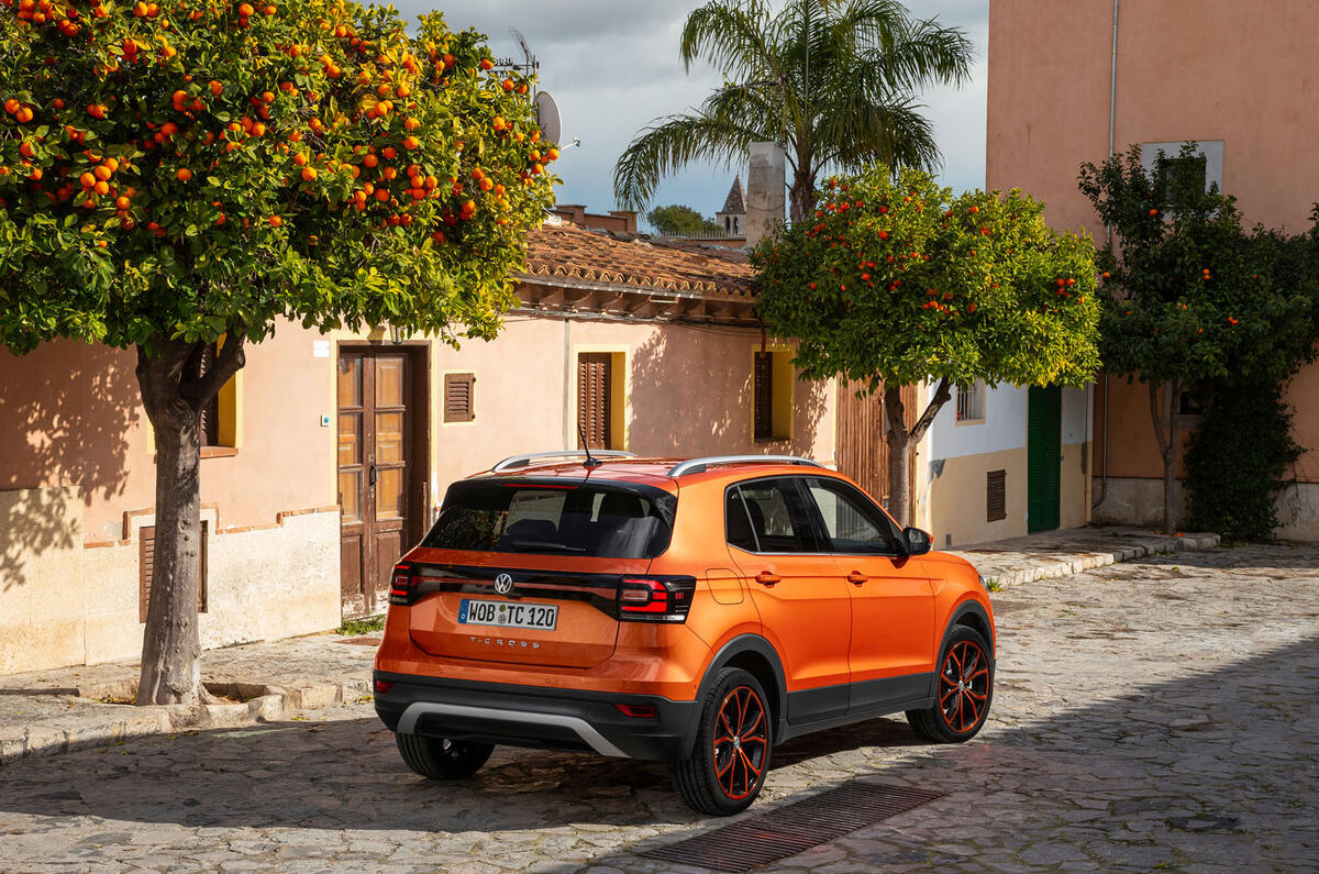 Volkswagen T-Cross 2019 first drive review - static rear