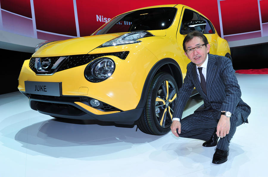Shiro Nakamura with the Nissan Juke
