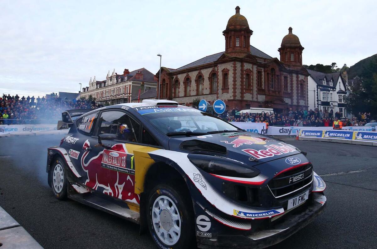 Sebastian Ogier at Wales Rally GB 2018