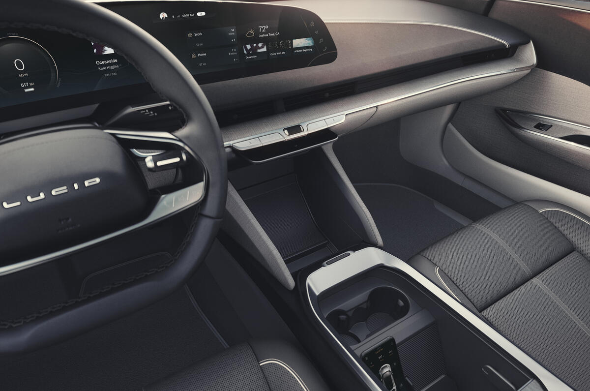 2020 Lucid Air - dashboard