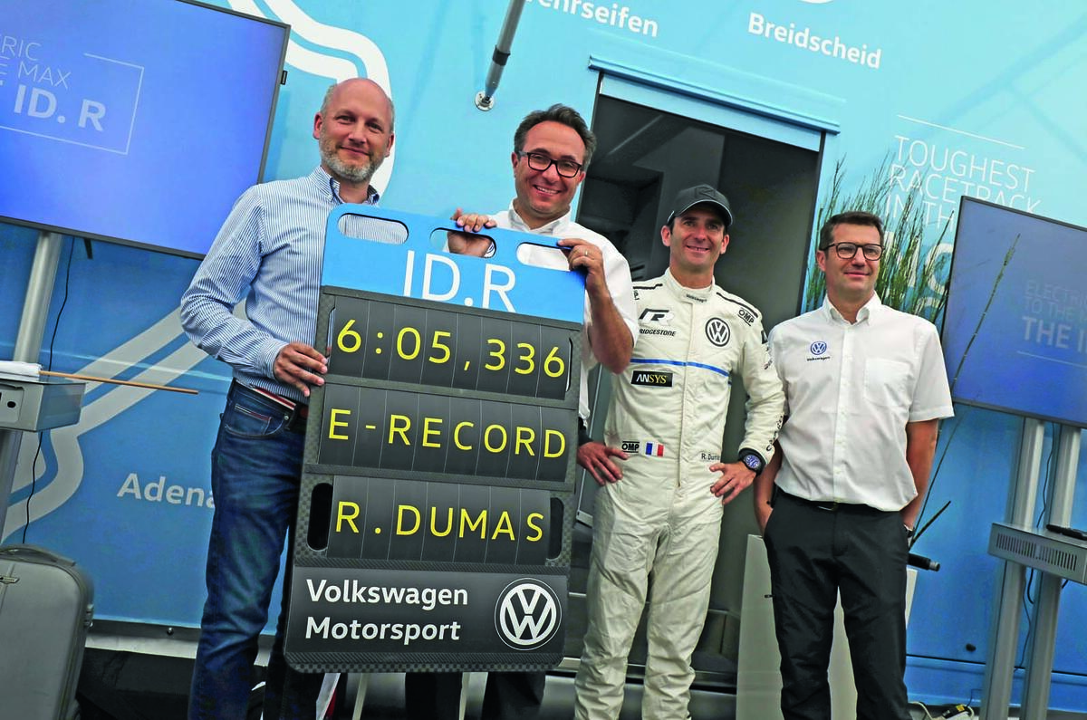 Autocar watches Volkswagen break the Nurburgring electric lap record
