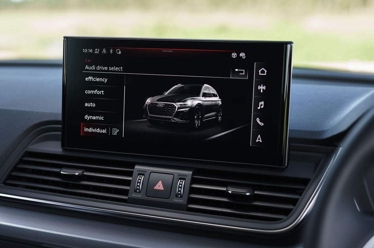 Audi Q5 40 TDI Sport 2020 UK first drive review - infotainment