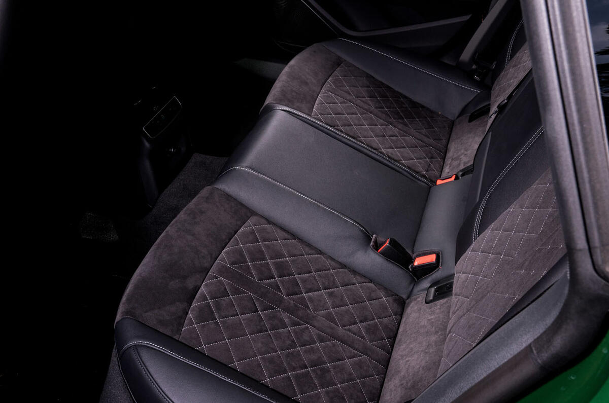 Audi RS5 Sportback 2019 first drive review - rear seats